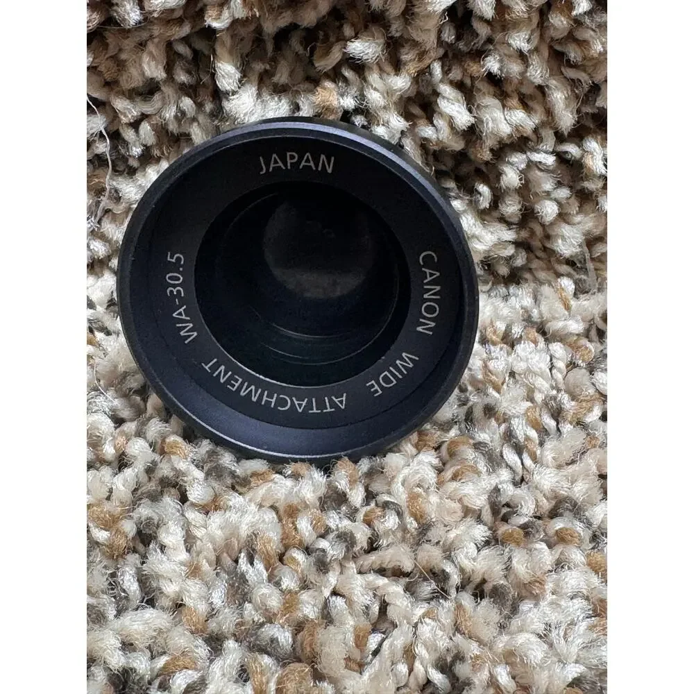 Canon WA-30.5 wide attachment lens Japan w/cover